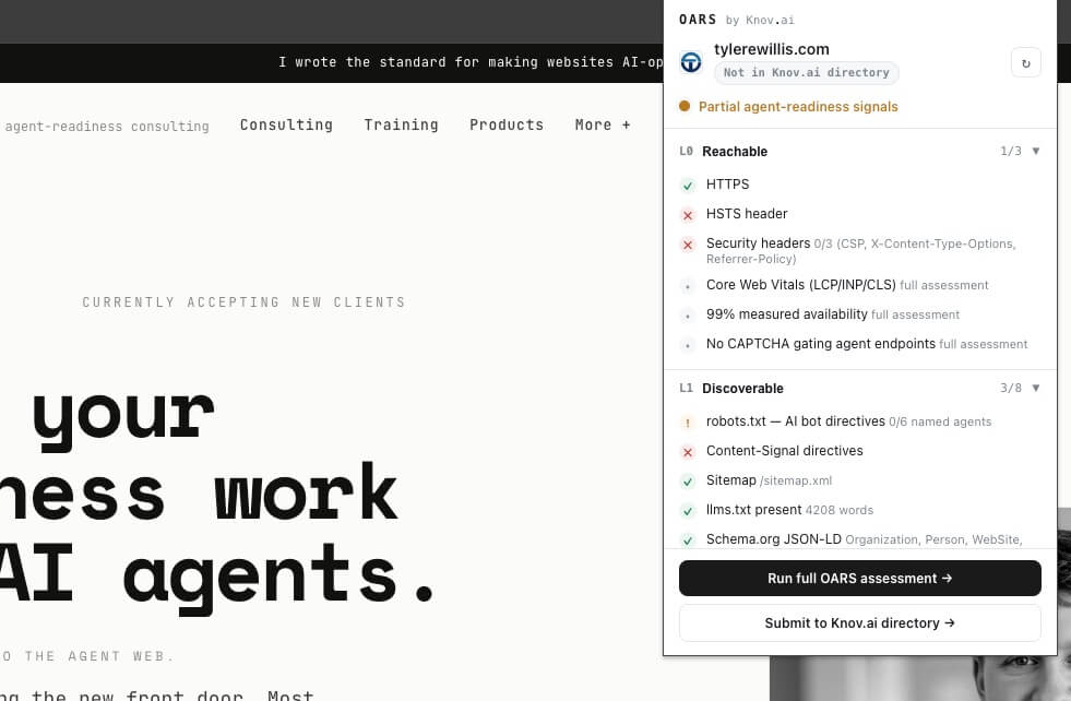 OARS — Browser Extension