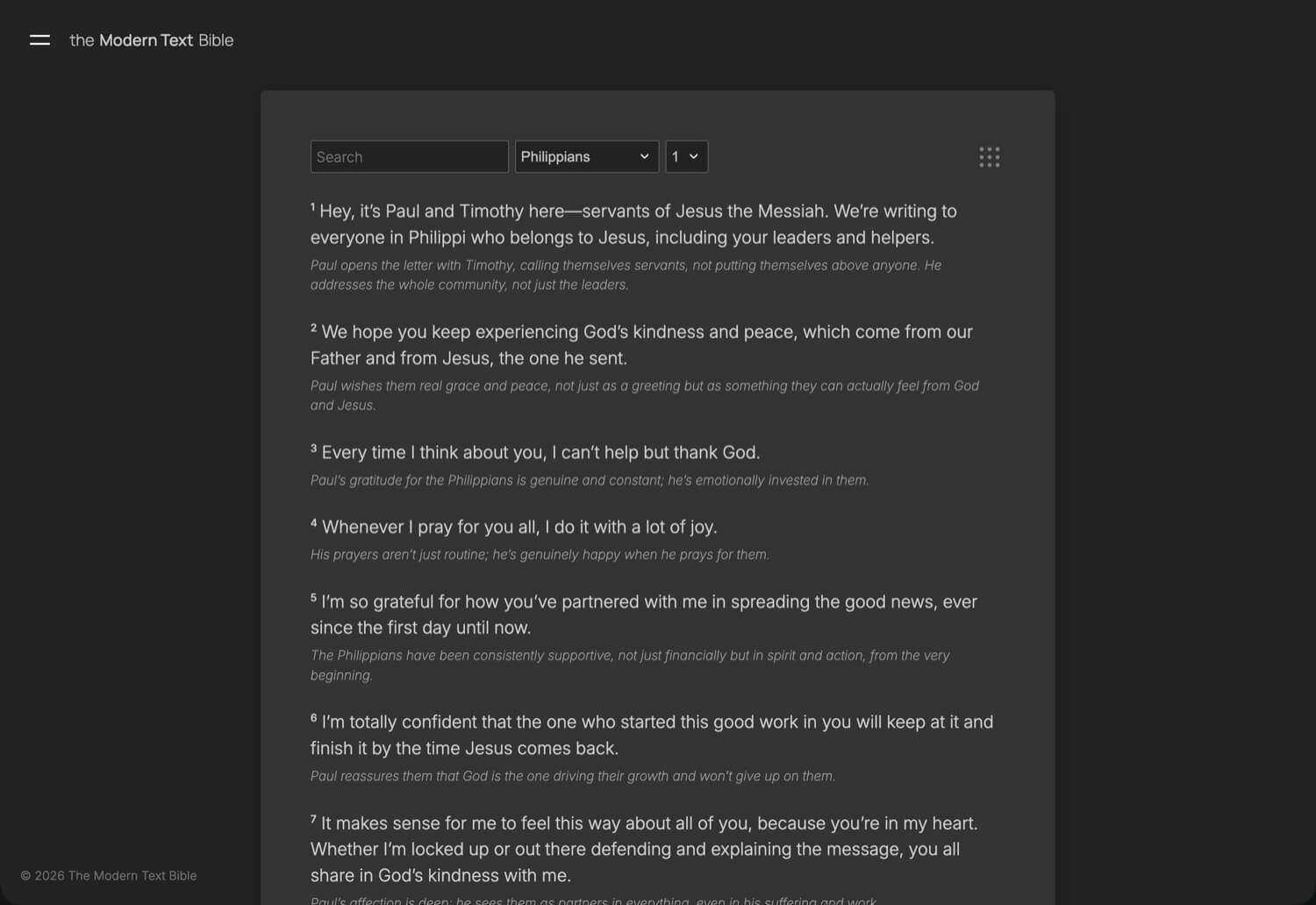 Modern Text Bible